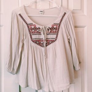 Buckle l Daytrip Boho Blouse Cream
